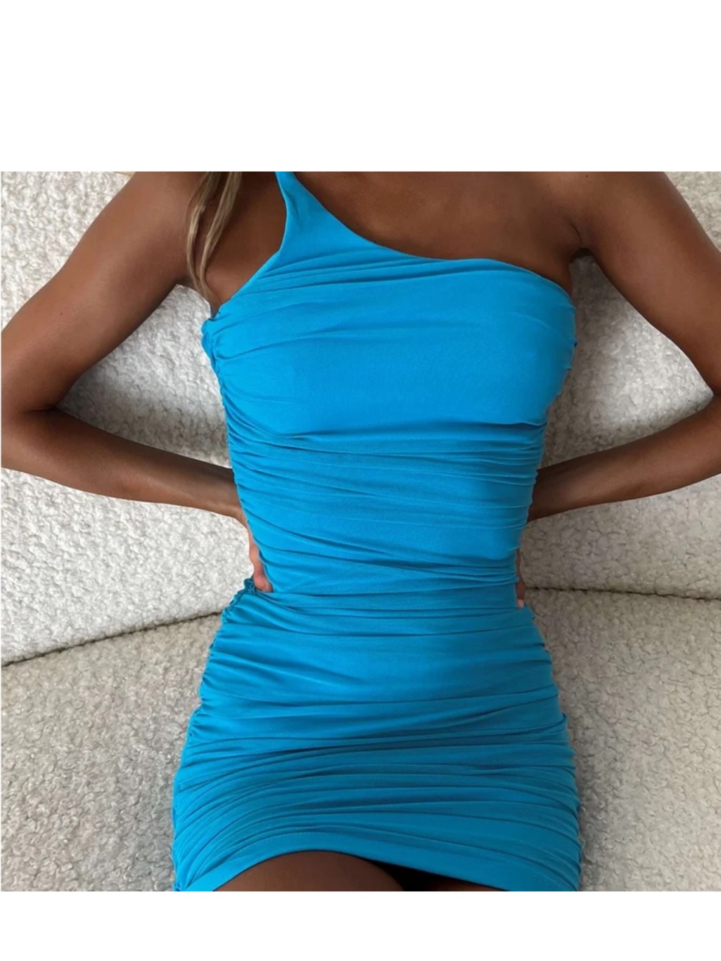 Princess Polly Jocasta Mini Dress Turquoise 2